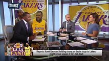 Nick Wright on what LeBron to Lakers means for Kawhi, PG13 on OKC | NBA | FIRST THINGS FIRST