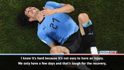 Cavani has attitude and desire to be fit for quarter-final - Suarez