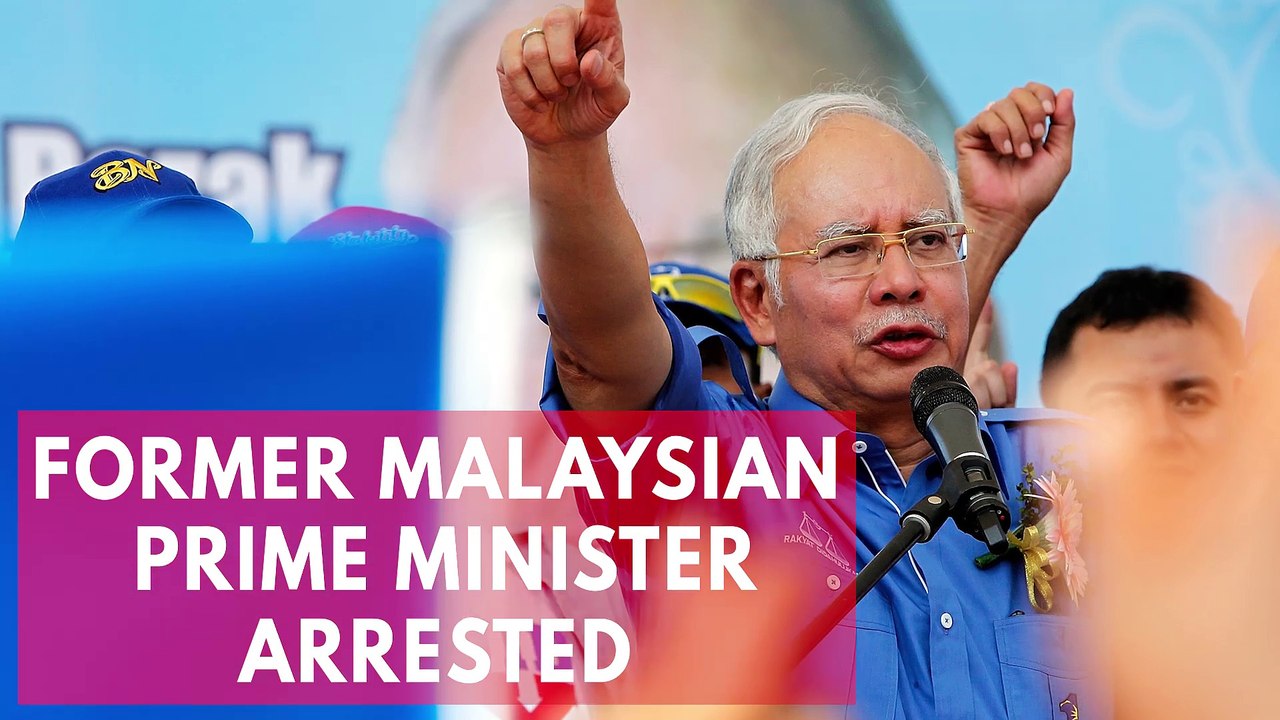 Former Malaysian Prime Minister Arrested On Grafting Charges - Video ...