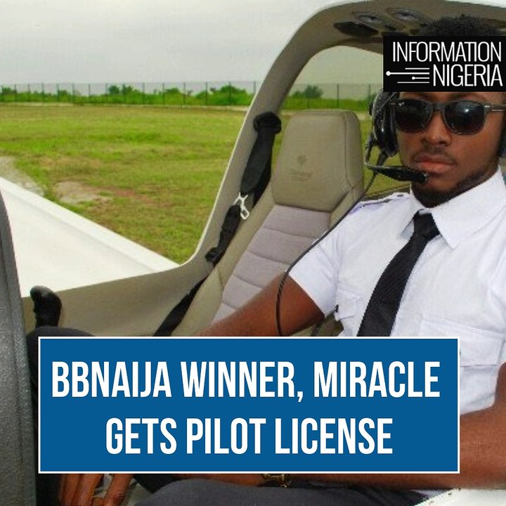 BBnaija Winner, Miracle Bags Private Pilot License