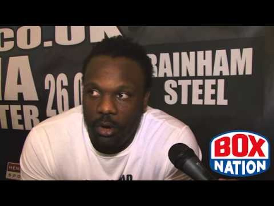 DERECK CHISORA LOOKS AHEAD TO HIS REMATCH WITH TYSON FURY