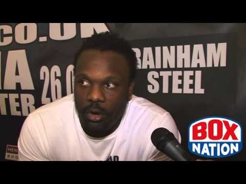 DERECK CHISORA LOOKS AHEAD TO HIS REMATCH WITH TYSON FURY
