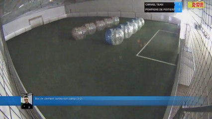 But de clement contre son camp (3-0) - CARMEL TEAM Vs POMPIERS DE POITIERS - 04/07/18 11:30