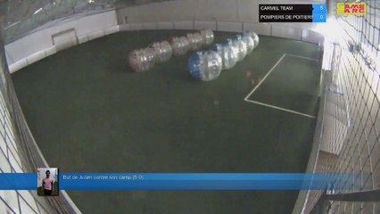 But de Julien contre son camp (5-0) - CARMEL TEAM Vs POMPIERS DE POITIERS - 04/07/18 11:30 - LIGUE 1