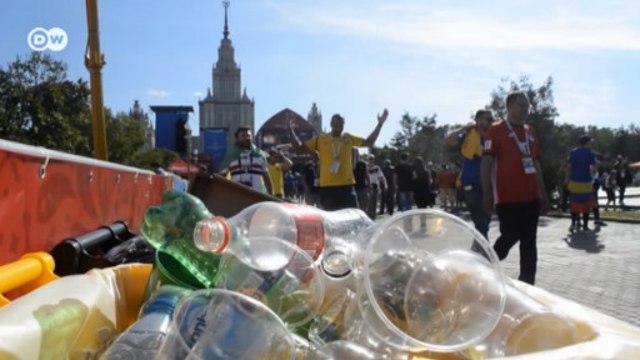 Раздельный сбор мусора на ЧМ-2018: куда отправляются банки и пластиковые стаканчики (03.07.2018)