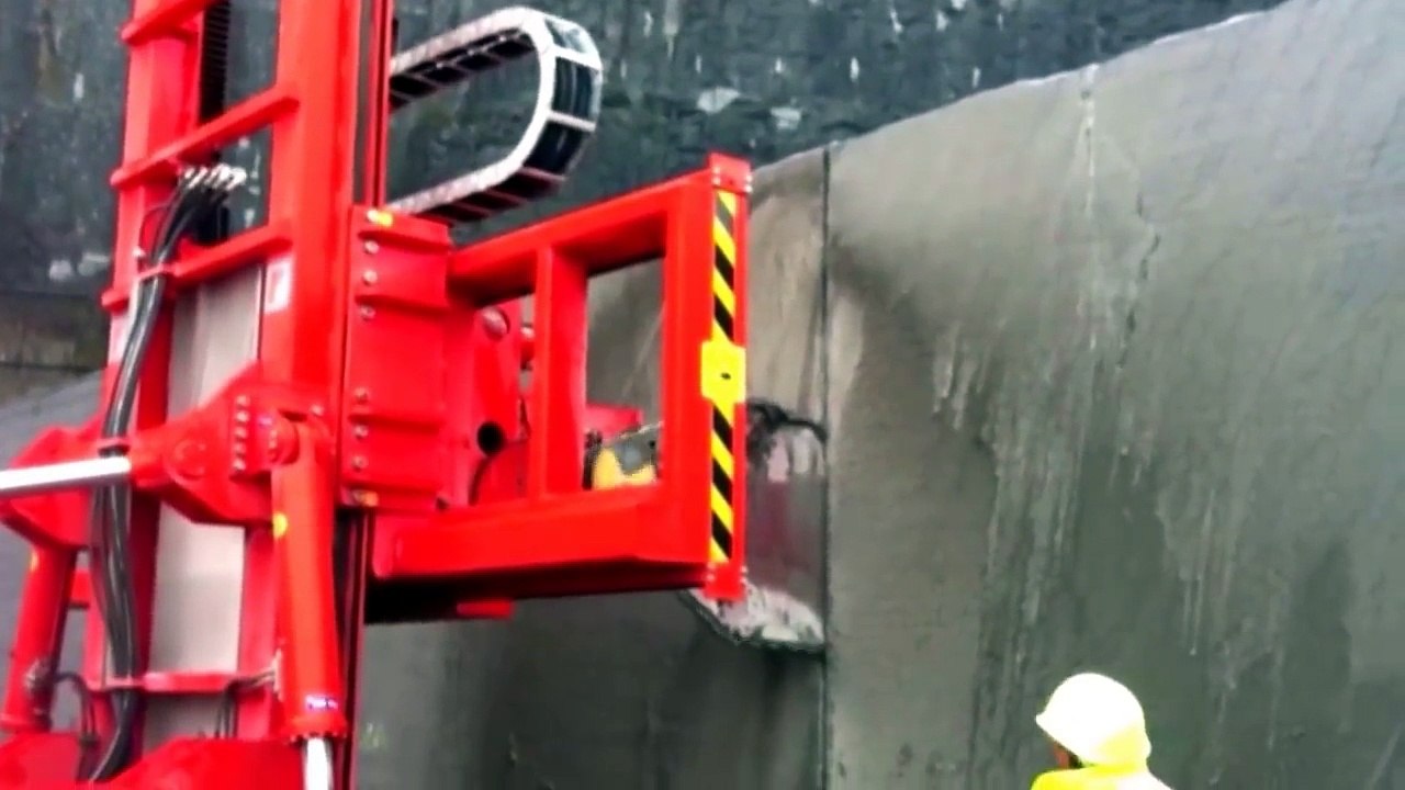 HUG Mega Machines!!...Stone Splitting Equipment Rock Cutter Stone Saw Biggest Rock Saw Machines