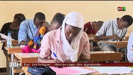 Démarrage des épreuves du Bac technique
