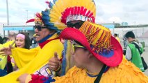 Kolombiya-İngiltere maçı öncesi renkli görüntüler - MOSKOVA