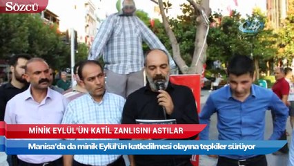 Minik Eylül’ün katil zanlısının maketini ağaca astılar