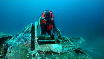En el Mediterráneo, buzos de EEUU buscan piloto de II GM