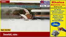 Snowfall, rains shut Jammu Srinagar highway