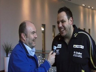 Darts- "THE HOT POT" TALKS TO "THE JACKPOT" ADRIAN LEWIS