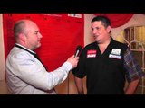 Darts-GARY ANDERSON TALKS THROUGH HIS 3-0 WIN AGAINST MARK DUDBRIDGE