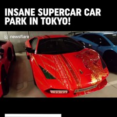 Tải video: Ce parking de tokyo est rempli de supercars - Lamborghini, Ferrari,  Porsche...