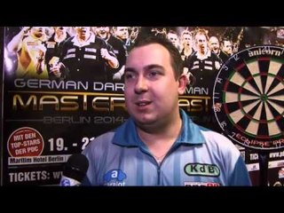 Darts- ALEX TALKS TO KIM AFTER HIS SECOND ROUND WIN AGAINST "MICHAEL SMITH"