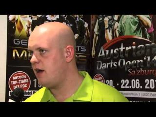 Darts- MICHAEL VAN GERWEN CRUISES THROUGH TO THE QUARTER FINALS