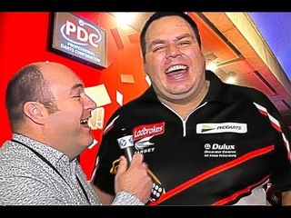Darts- ADRIAN "JACKPOT" LEWIS CRUISES PAST JAMES WADE INTO THE SEMI FINALS