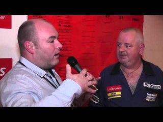 Darts- ROBERT THORNTON HAS MAX ON THE HOPP IN THE FIRST ROUND OF THE WORLD CHAMPIONSHIPS