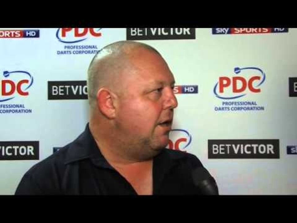 Mervyn King speaks after BetVictor World Matchplay win against Kim Huybrechts