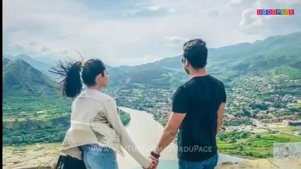 Pakistani Beautiful Actress Enjoying Their Honeymoon Trip