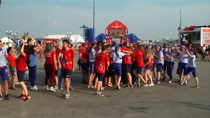 En coulisses - Les volontaires enflamment Kazan avec leur flash-mob