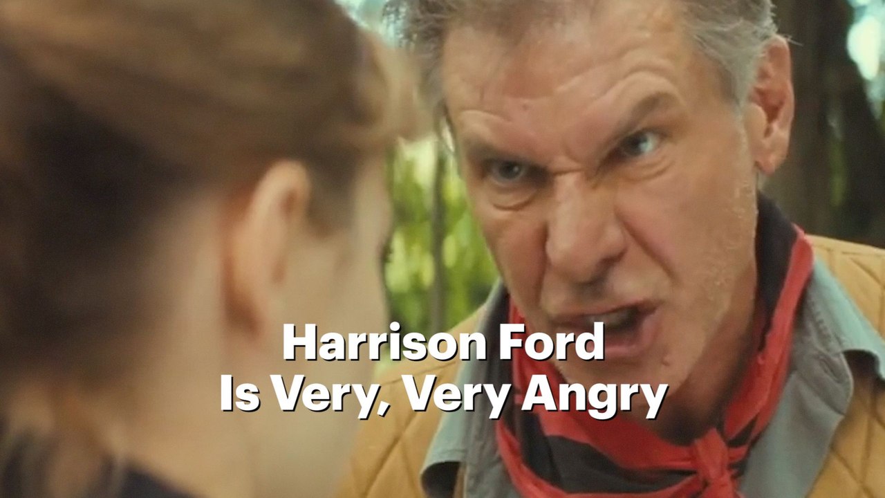 Harrison Ford is Very, Very Angry