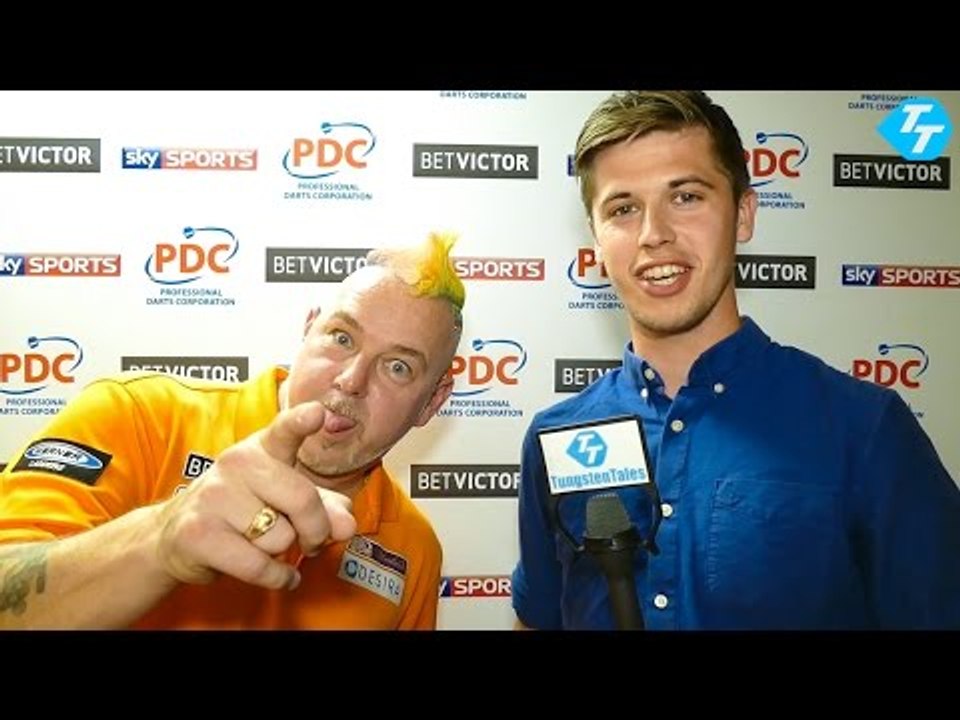 Peter Wright wins 10-5 against Kim Huybrechts. Full Post Match Interview with TungstenTales