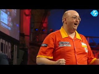 Andrew Gilding wins 10-8 against Mervyn King at The 2015 BetVictor World Matchplay