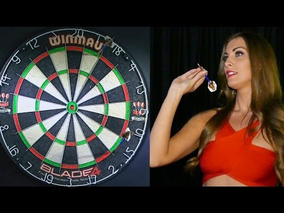Walk on Girl Daniella Allfree - The Double Darts Challenge