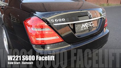 MEC Design Mercedes W221 S600 Exhaust - Earthquake Sound Version