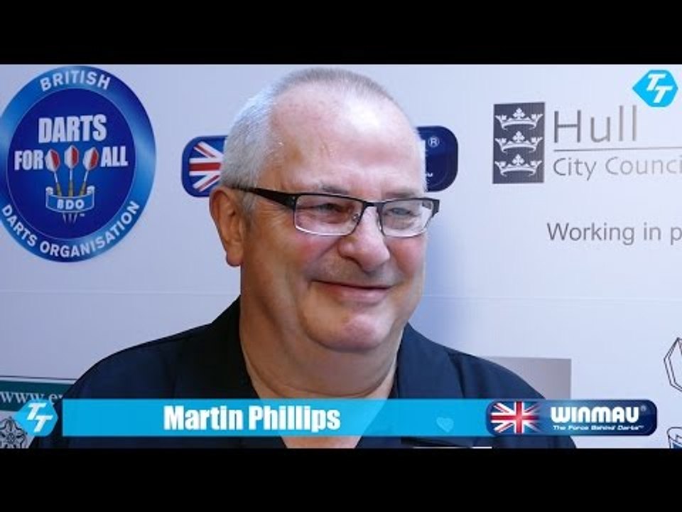 Martin Phillips  interviewed at The Winmau World Masters 2015
