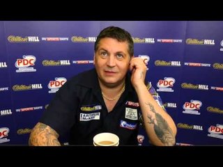 Gary Anderson glad to have opening round out the way