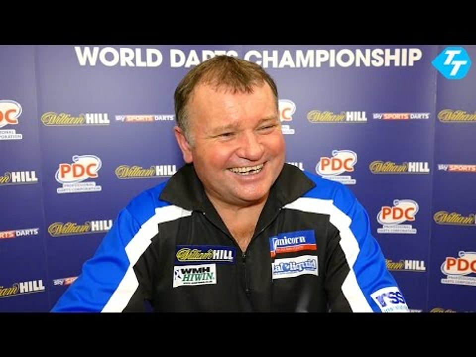 Terry Jenkins in a confident mood after opening round victory