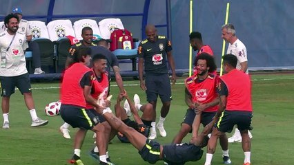 Brasil inicia preparación para el duelo contra Bélgica