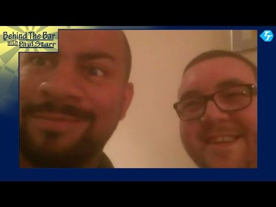 Stephen Bunting With Paul Starr Behind The Bar