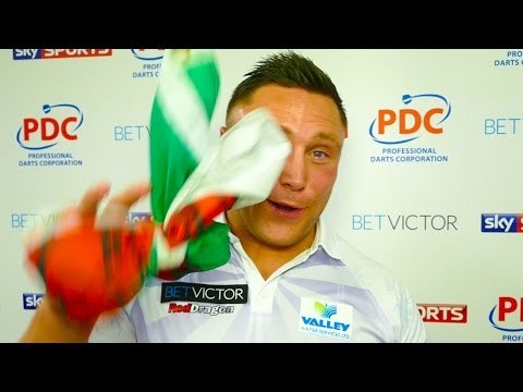 Proud Welshman Gerwyn Price discusses his win over Huybrechts at the World Matchplay