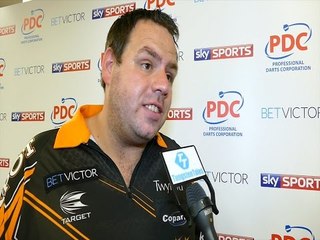 Adrian Lewis talks to us after advancing to the semi final of the World