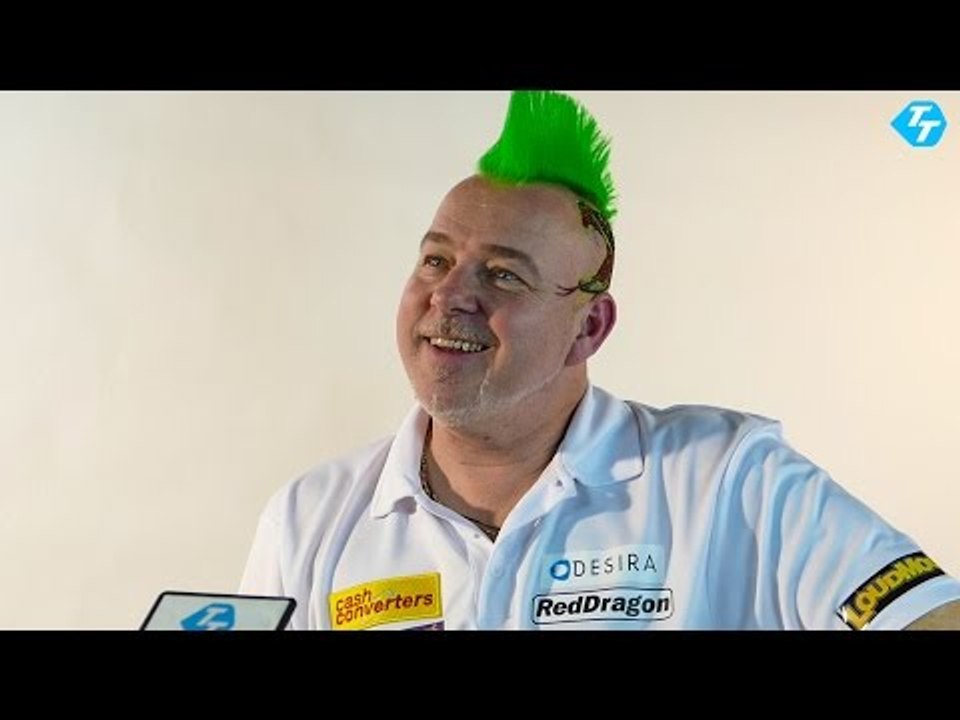 Is Peter Wright running out of costumes? Players Championship first round win over Jason Wilson
