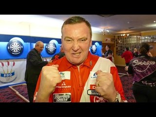Glen Durrant is battling hard to defend his World Masters crown