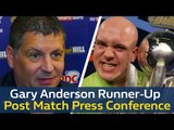 Gary Anderson | 2017 World Championship Runner-up | Full Press Conference