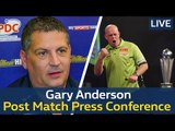 *LIVE* Gary Anderson | Post Match Press Conference | 7-3 Loss Against MvG