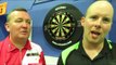 Glen Durrant and Liam Kelly after the BDO Wolverhampton Classic final