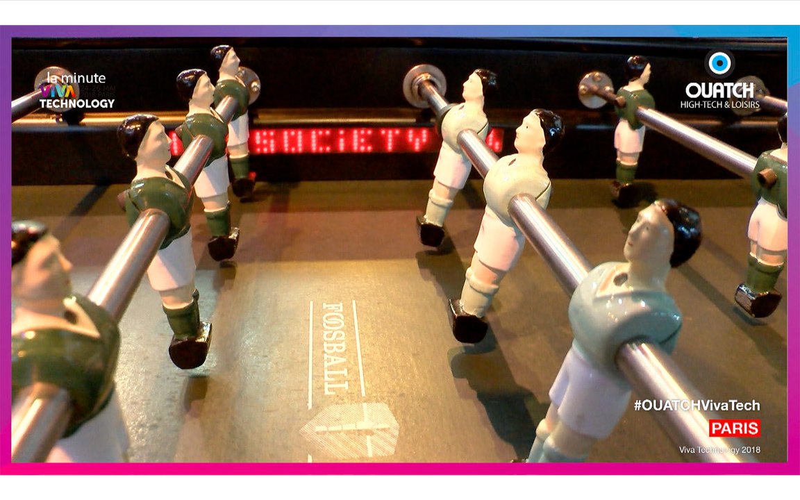 la minute Viva Technology S01E33 : Foosball Society, le baby-foot qui débouche sur un réseau social