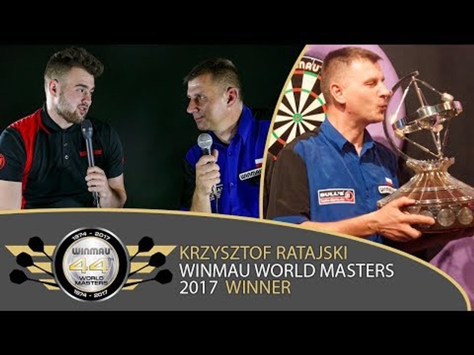 Krzysztof Ratajski | Winmau World Masters 2017 WINNER! | Post Match Interview