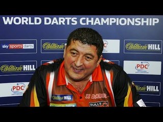 Mensur Suljović 3-1 victory over Kevin Painter and talk about that Wasp