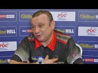 Darren Webster after a 4-1 Win over Simon Whitlock in Round 2 | World Darts Championship