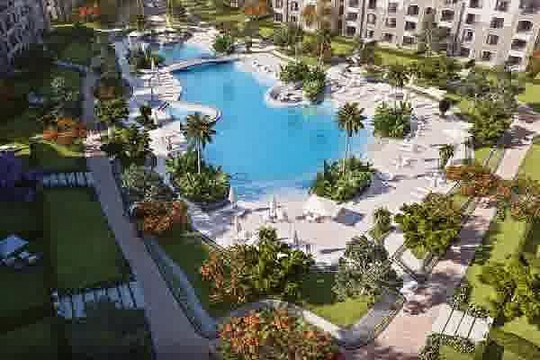 شقة دور ارضي 128 متر مربع 75 متر حديقة للبيع في ستون ريزيدنس