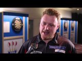 Jim Williams after his 6 3 victory over Derk Telnekes BDO World Darts Trophy