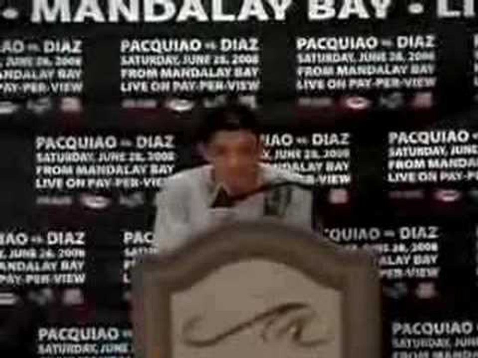 Boxing Interviews - Pacquiao Diaz Post Fight Interviews
