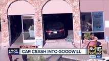 Car crashes into Scottsdale Goodwill store
